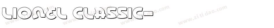 Lionel Classic字体转换